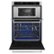 Angle Zoom. KitchenAid - 30" Single Electric Convection Wall Oven with Built-In Microwave - Stainless Steel.