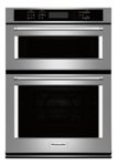 Front Zoom. KitchenAid - 30" Single Electric Convection Wall Oven with Built-In Microwave - Stainless Steel.