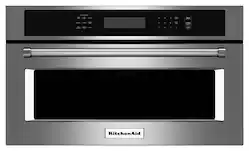 KitchenAid - 1.4 Cu. Ft. Built-In Microwave - Stainless Steel - Front_Zoom