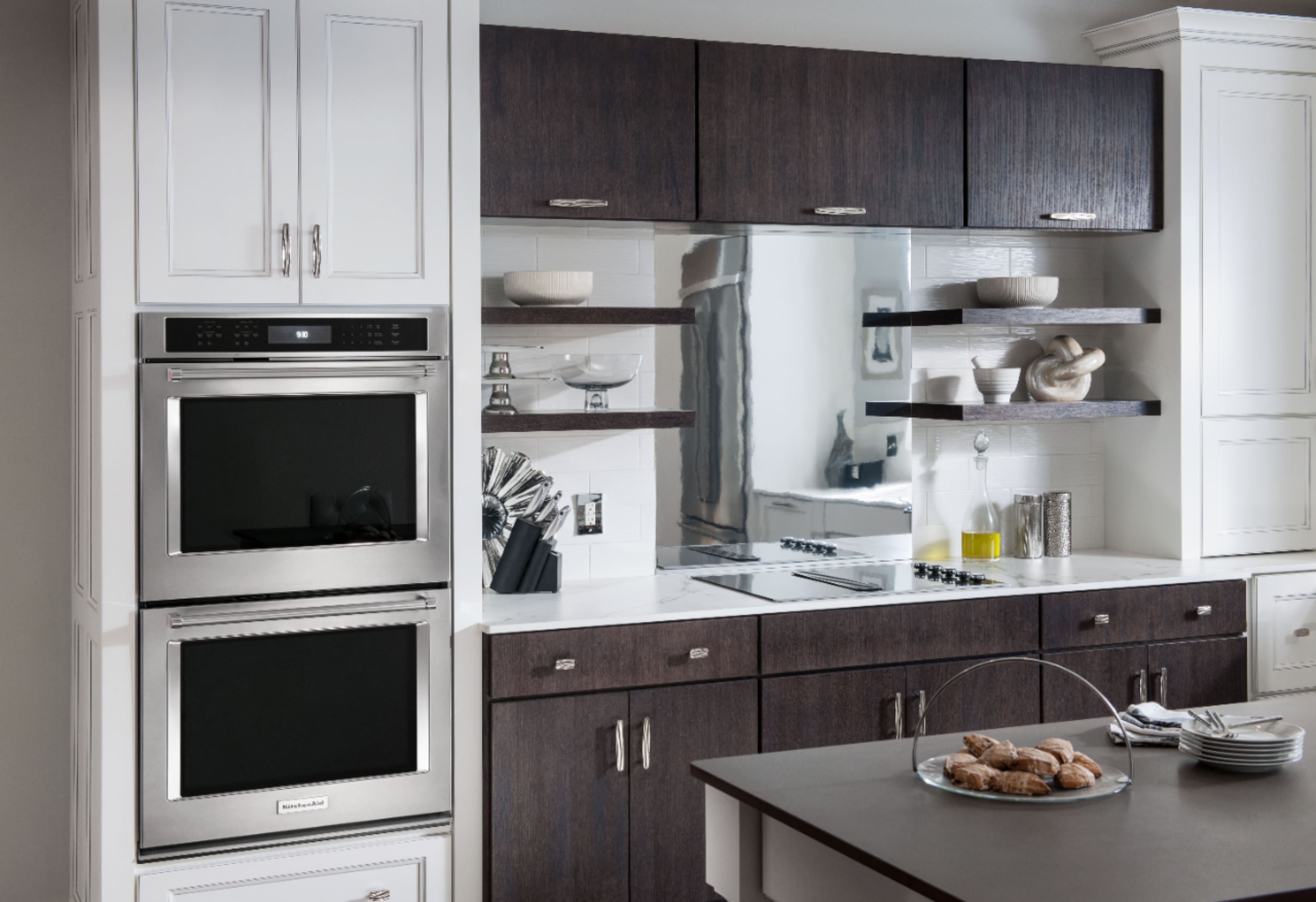 Alt View 16. KitchenAid - 30" Built-In Double Electric Convection Wall Oven - Stainless Steel.