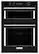 Front. KitchenAid - 27" Single Electric Convection Wall Oven with Built-In Microwave.