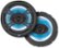 Front Standard. Dual - illumiNITE 6-1/2" 4-Way Coaxial Car Speakers with Polypropylene Cones (Pair).