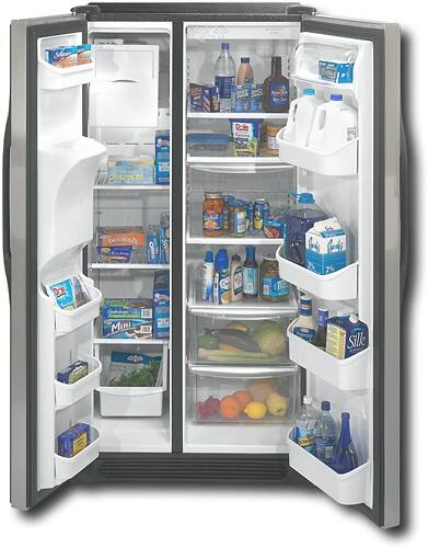 Best Buy: Frigidaire 26.0 Cu. Ft. Side-by-Side Refrigerator With Thru ...