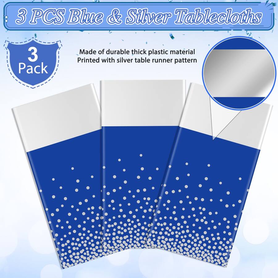 Dapper Styles And Tablecloth Party Decorations Plastic Royal Table ...