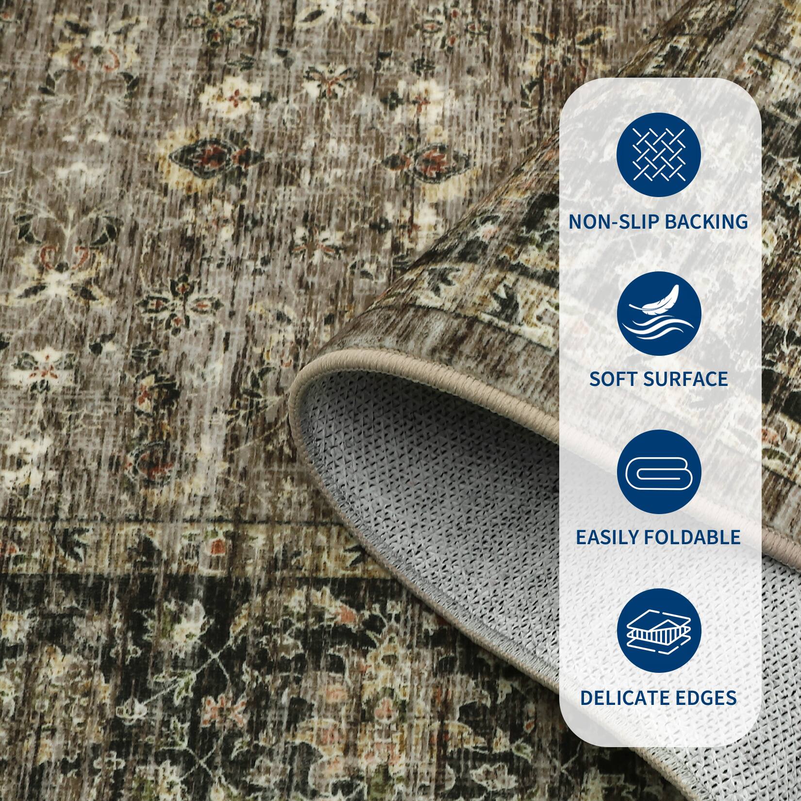 NON-SLIP BACKING  
SOFT SURFACE  
EASILY FOLDABLE  
DELICATE EDGES