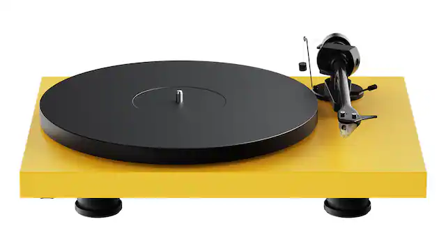 Front. Pro-Ject - DEBUT EVO 2 - Satin Gold Yellow.