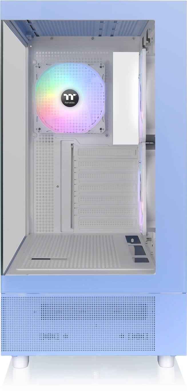 Alt View 16. Thermaltake - View 270 Plus TG ARGB Mid Tower E-ATX PC Case - Hydrangea Blue.