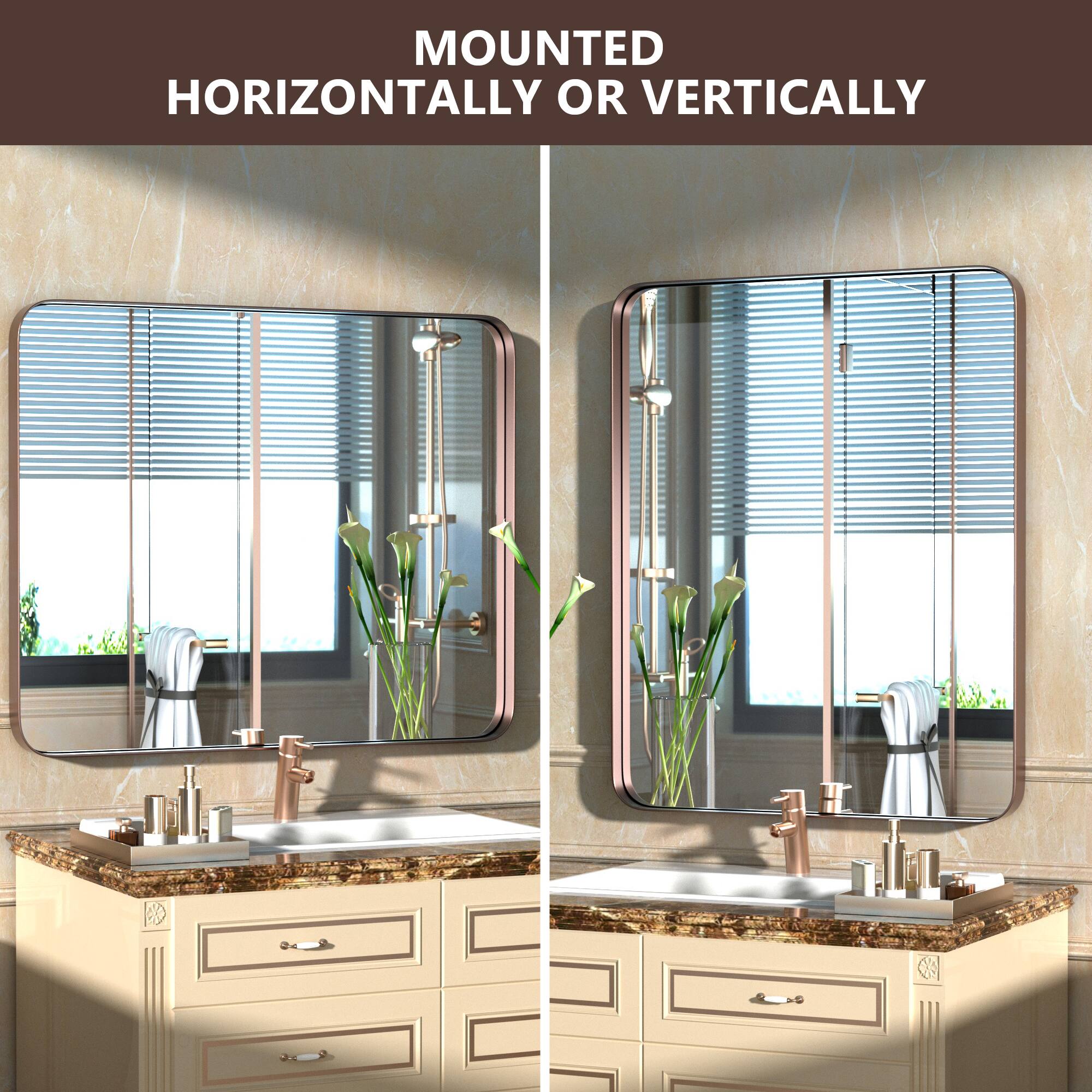 MOUNTED HORIZONTALLY OR VERTICALLY