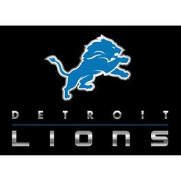 Imperial - Detroit Lions 3'10'' x 5'4'' Chrome Rug - Multicolor