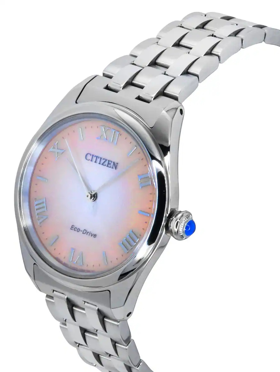 Citizen L Stainless Steel Dial Eco Drive EM1140 80X Women s Watch citizen-l-stainless-steel-dial-eco-drive-em1140-80x-women-s-watch