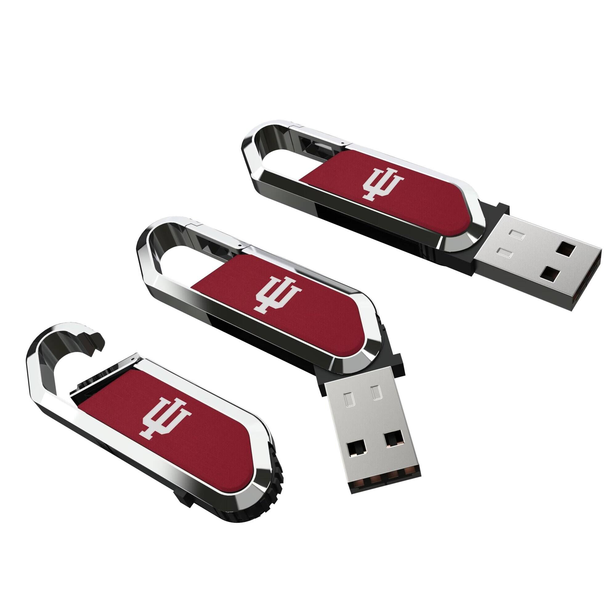 Alt View 2. Keyscaper - Indiana Hoosiers 16GB Clip USB Flash Drive - Multicolor.