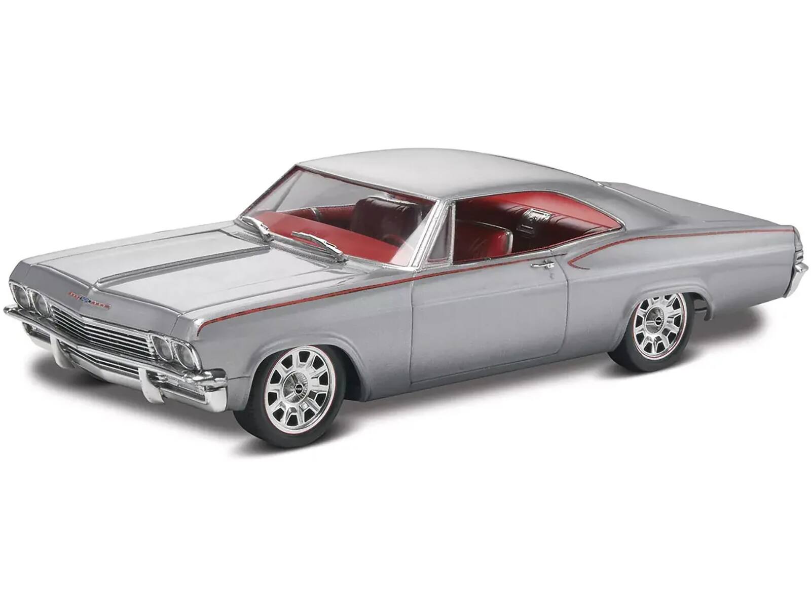 Alt View 1. Revell - Level 5 Model Kit 1965 Chevrolet Impala "Foose Designed" 1/25 Scale Model by Revell - Grey.