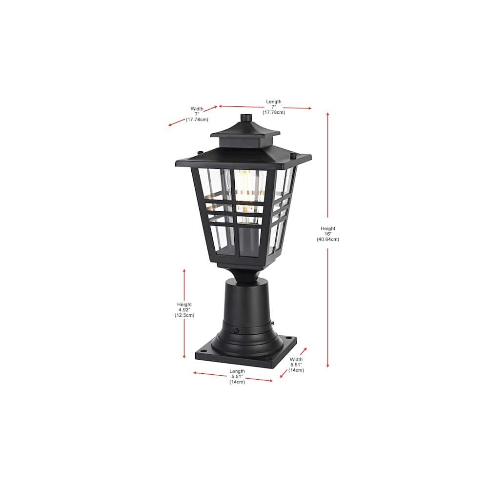 Elegant Lighting - Macon 7 inch Outdoor Pendant - Black price history on PriceWatchPro