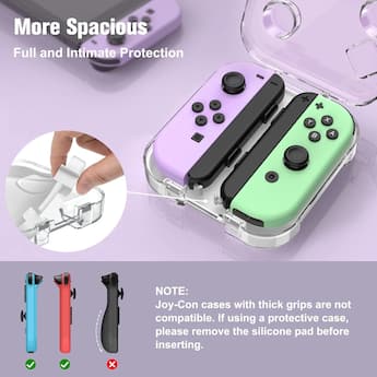 Kitcheniva Protective Joy Con Case For Nintendo Switch Glittering Kitcheniva Protective Joy Con Case For Nintendo Switch Glittering