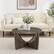 Alt View 11. Walker Edison - Contemporary Arch-Base Round Coffee Table - Cerused Ash.