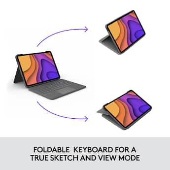 Logitech Folio Touch Keyboard Case with Trackpad for iPad Air 11 Logitech Folio Touch Keyboard Case with Trackpad for iPad Air 11