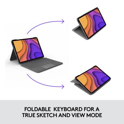 Logitech Folio Touch Keyboard Case with Trackpad for iPad Air 11 Logitech Folio Touch Keyboard Case with Trackpad for iPad Air 11