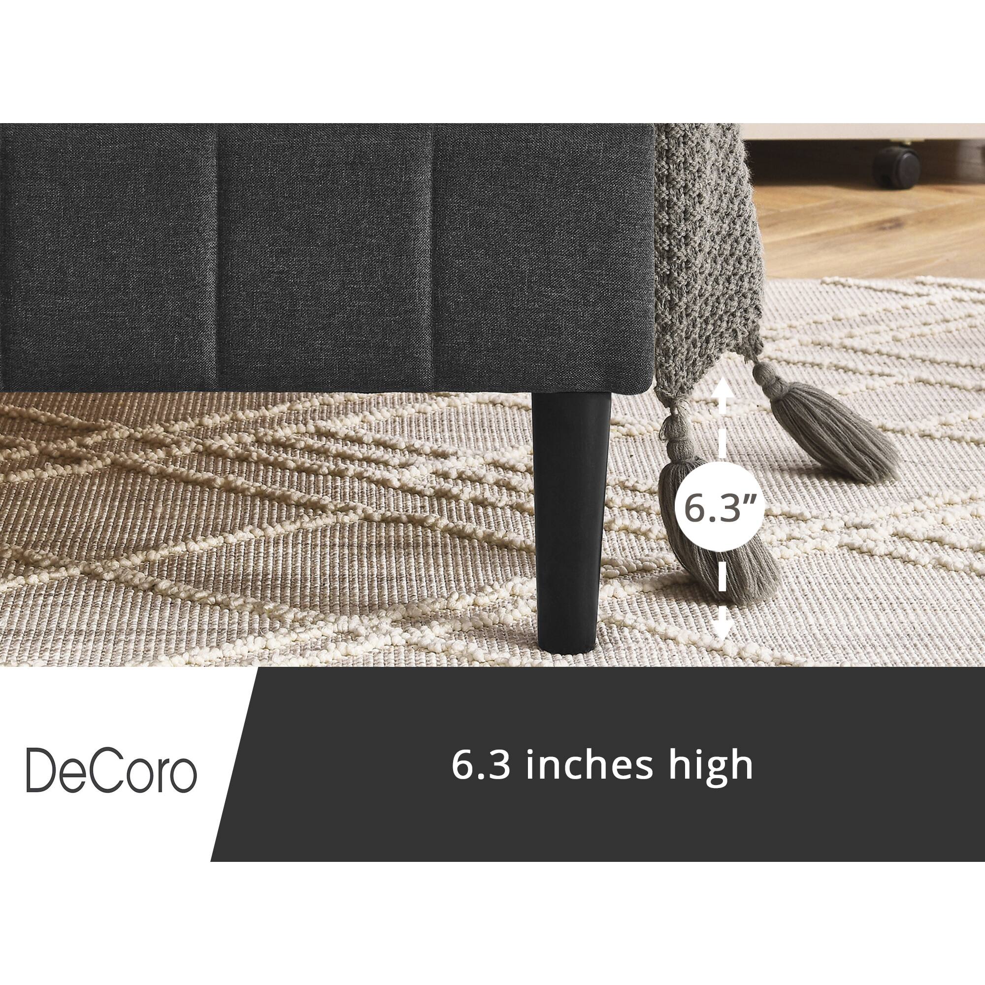 DeCoro  
6.3 inches high