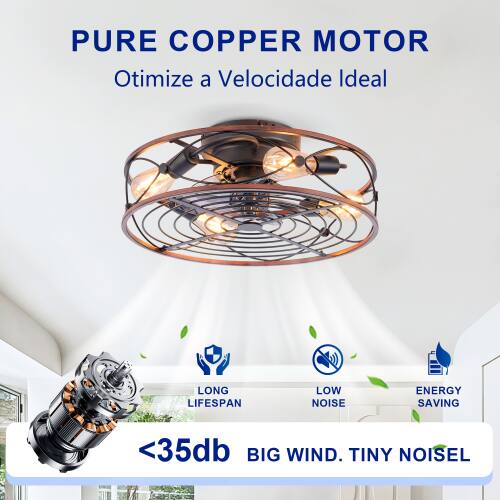 PURE COPPER MOTOR  
Otimize a Velocidade Ideal  
LONG LIFESPAN  
LOW NOISE  
ENERGY SAVING  
<35db  
BIG WIND. TINY NOISE