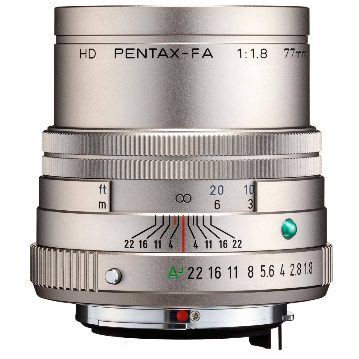 HD PENTAX-FA 1:1.8 77mm

ft m
20 10
6 3
22 16 11 4
4 11 16 22
22 16 11 8 5.6 4 2.8 1.8