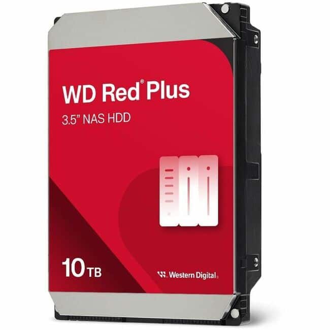 WD RED 10TB HDD WD100EFAX NAS用 WD Red Plus 10TB NAS Hard Disk Drive 5400 RPM 3.5