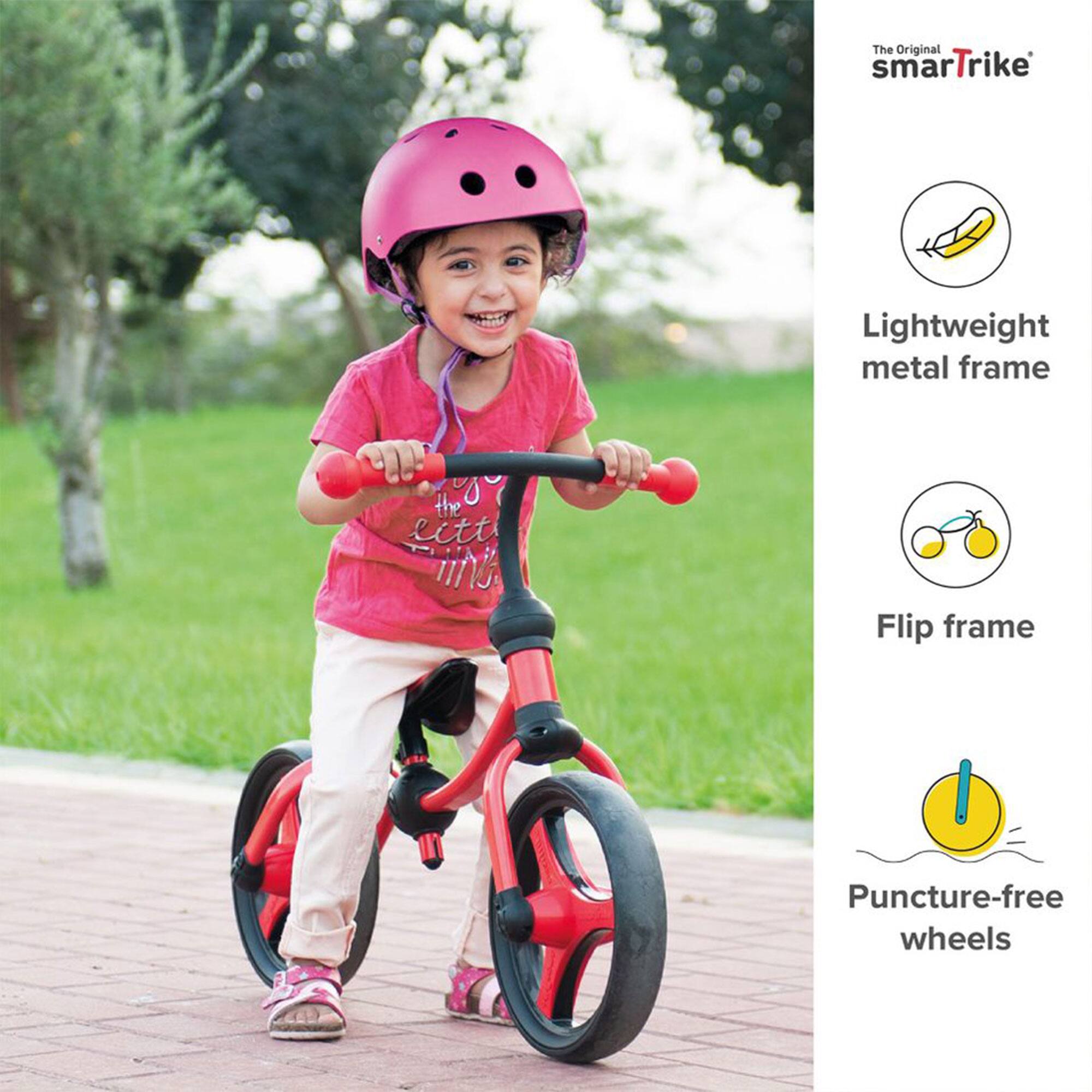 The Original smartTrike  
Lightweight metal frame  
Flip frame  
Puncture-free wheels