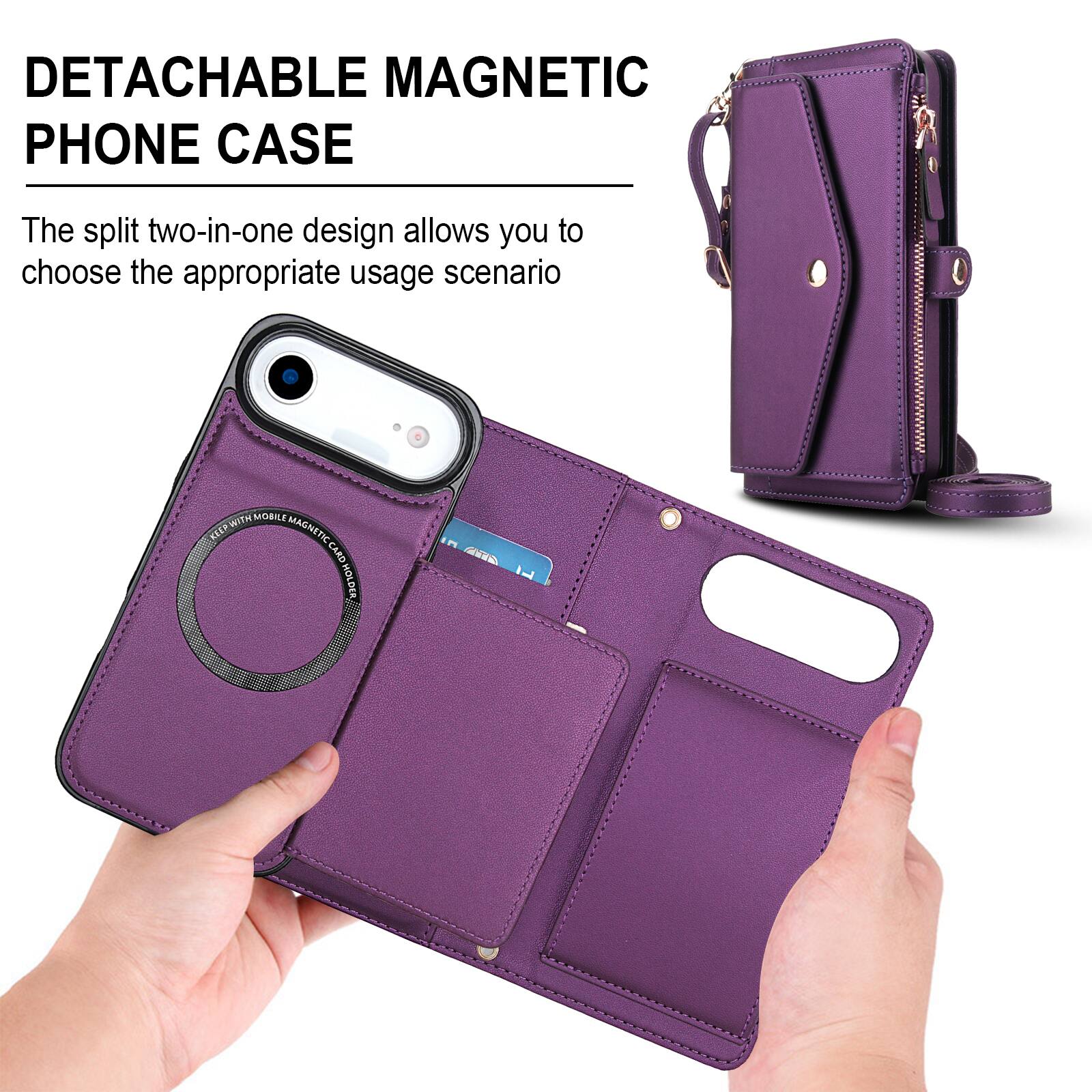 DETACHABLE MAGNETIC PHONE CASE

The split two-in-one design allows you to choose the appropriate usage scenario

WITH MOBILE MAGNETIC CARD HOLDER