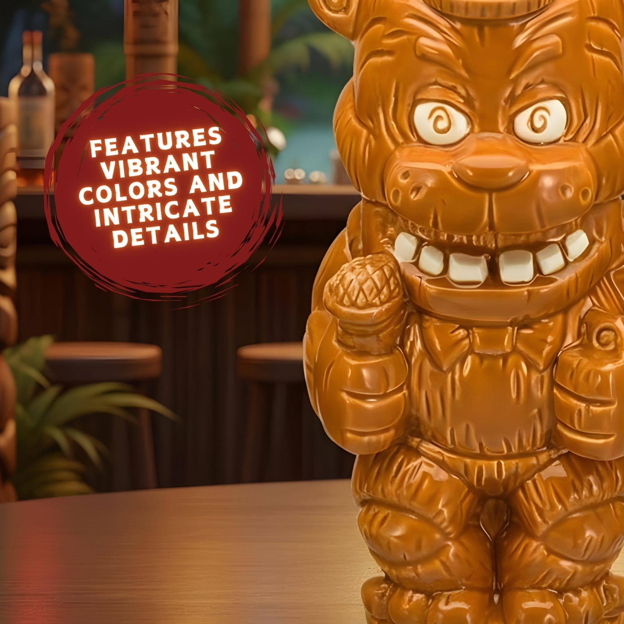 Features vibrant colors and intricate details