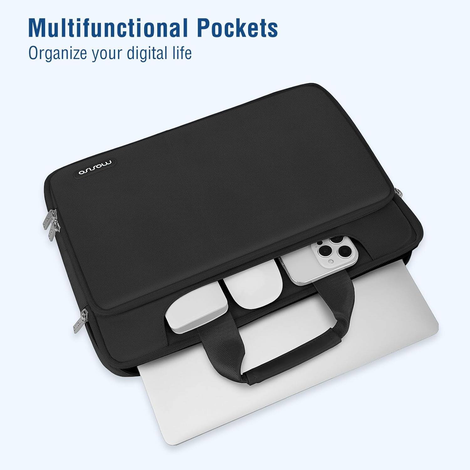 Multifunctional Pockets  
Organize your digital life