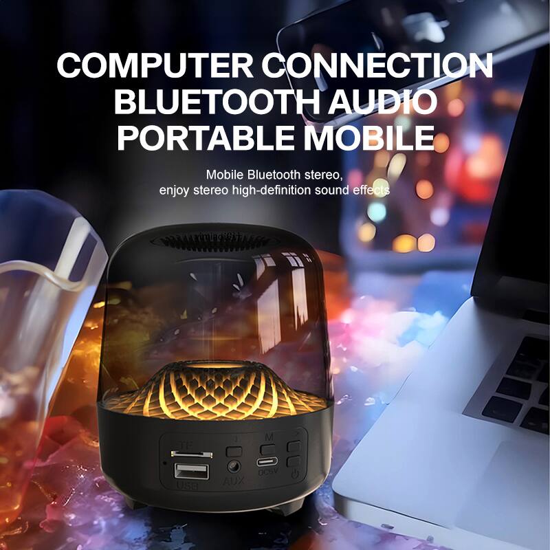 COMPUTER CONNECTION  
BLUETOOTH AUDIO  
PORTABLE MOBILE  

Mobile Bluetooth stereo, enjoy stereo high-definition sound effects  

TF  
USB  
AUX