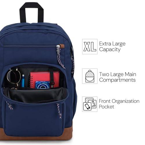 Extra Large XL Capacity  
Two Large Main Compartments  
Front Organization Pocket