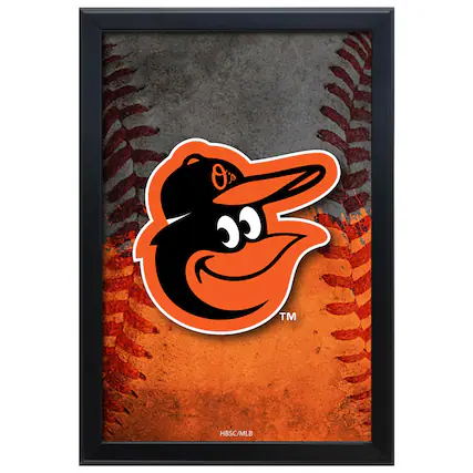 Front. Holland Bar Stool Co. - Baltimore Orioles LED Snap Frame Lightbox - Multicolor.