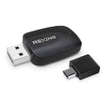 Rexing - CPW-42 Wireless CarPlay & Android Auto Adapter for iPhone (iOS 10+) and Android (Android 11+) - Black