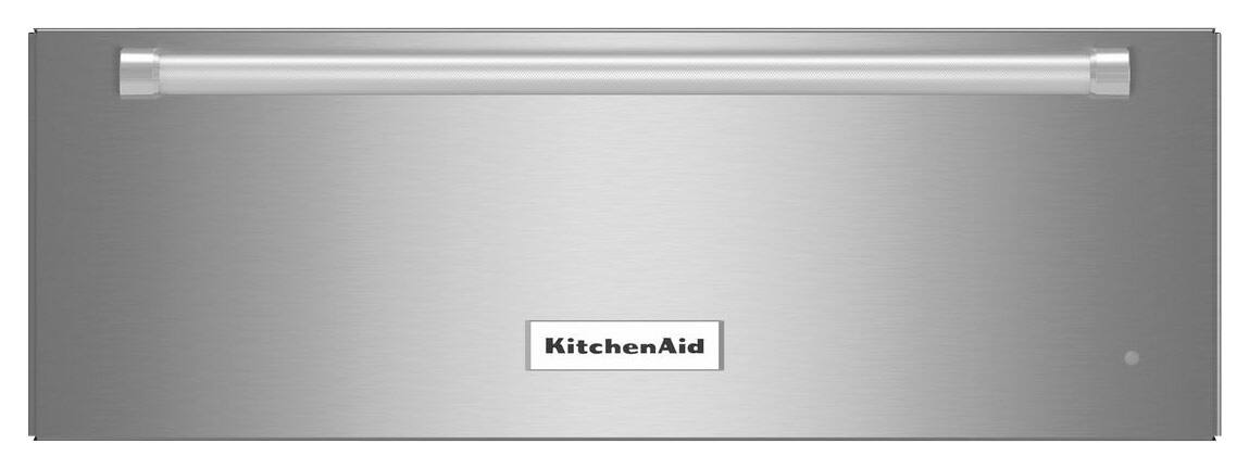 Front. KitchenAid - 30" Warming Drawer - Stainless Steel.