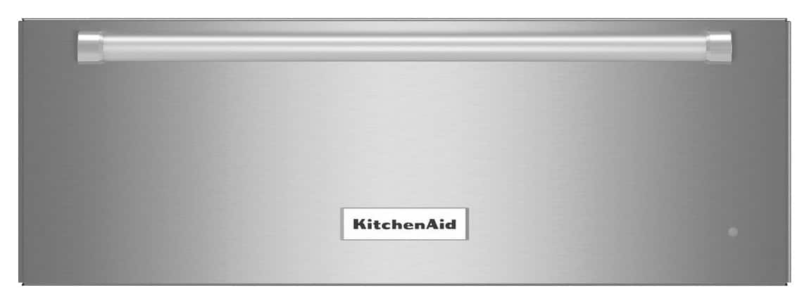 KitchenAid - 27" Warming Drawer - Stainless Steel - Front_Zoom
