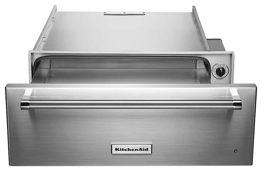 Alt View 11. KitchenAid - 27" Warming Drawer - Stainless Steel.