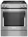 Front. KitchenAid - 6.4 Cu. Ft. Self-Cleaning Slide-In Dual Fuel Convection Range - Stainless steel.