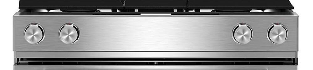 Alt View 11. KitchenAid - 6.4 Cu. Ft. Self-Cleaning Slide-In Dual Fuel Convection Range - Stainless steel.