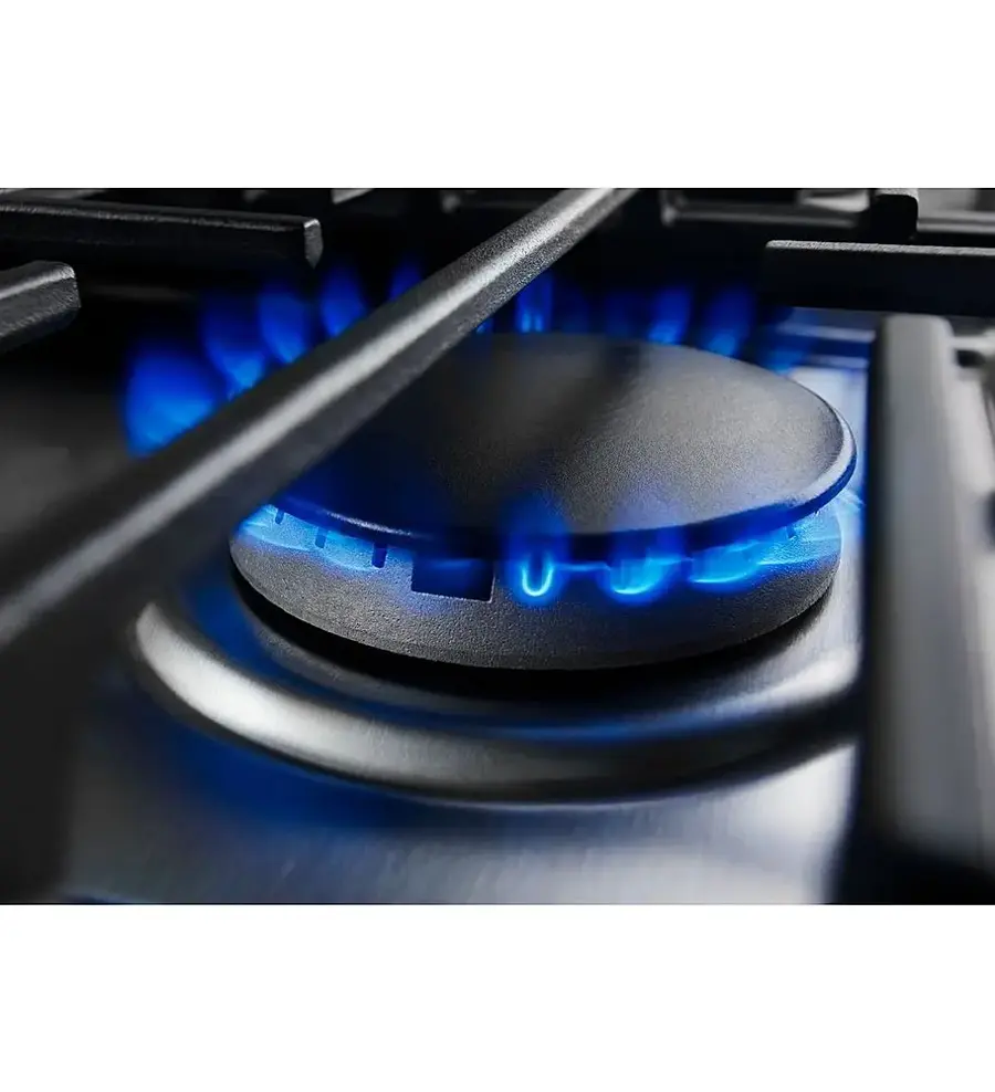 Alt View 14. KitchenAid - 6.4 Cu. Ft. Self-Cleaning Slide-In Dual Fuel Convection Range - Stainless steel.