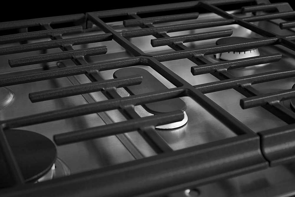 Alt View 19. KitchenAid - 7.1 Cu. Ft. Self-Cleaning Slide-In Dual Fuel Convection Range - Stainless steel.