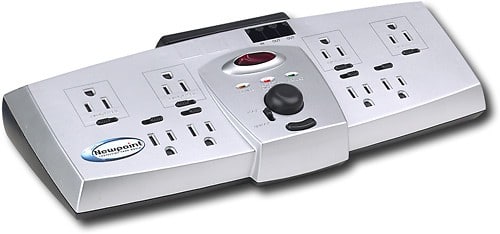 Angle Standard. Newpoint - 8-Outlet Surge Protector.