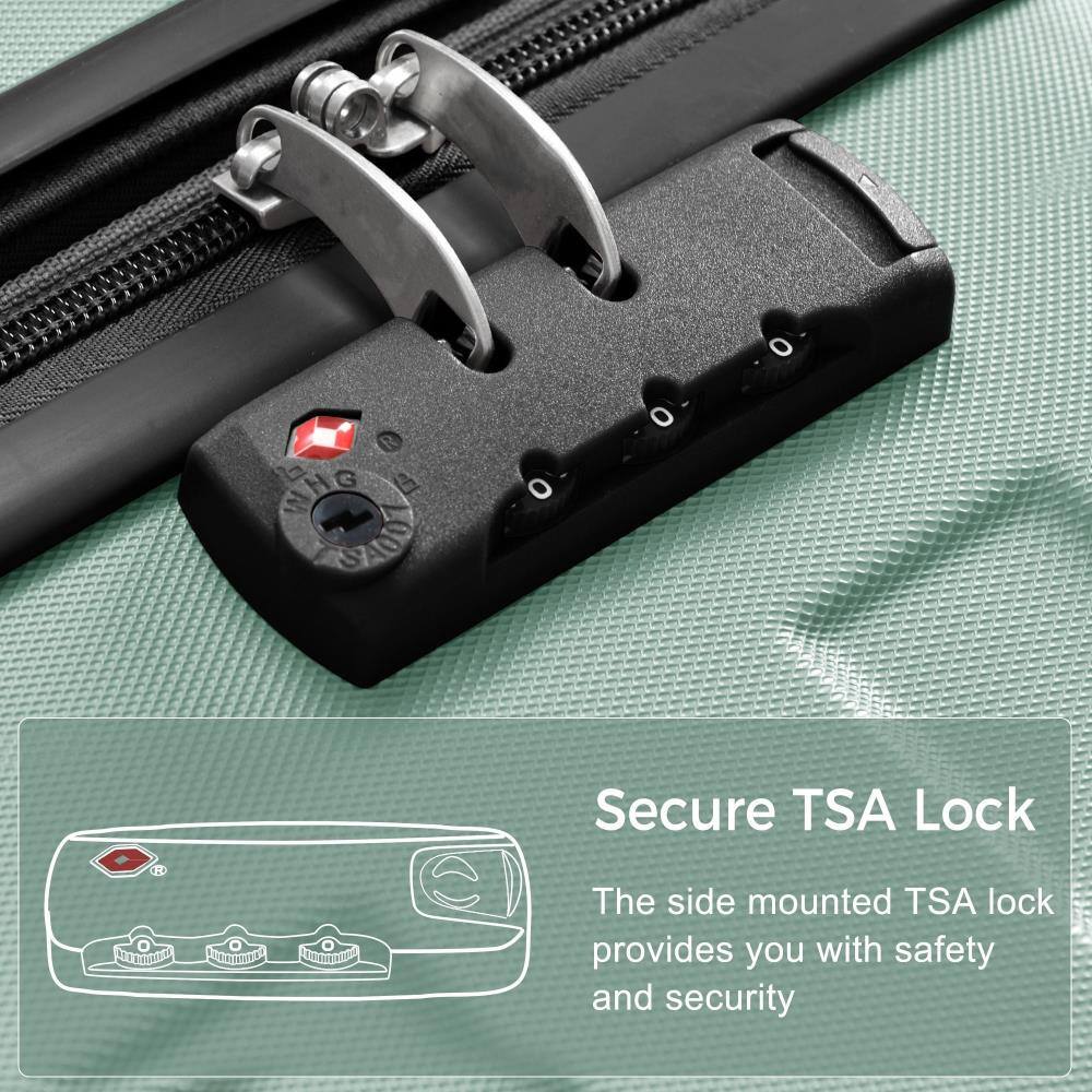 Secure TSA Lock

The side mounted TSA lock provides you with safety and security