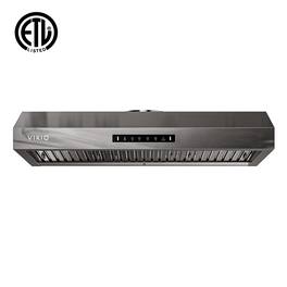 VIKIO - 36 inches - Convertible - Under cabinet Range Hood - Stainless Steel
