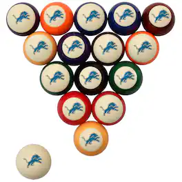 Imperial - Detroit Lions Retro Billiard Ball Set - Cream