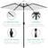 UV PROTECTION
Fabric shade made from quality polyester to diffuse sunlight
DURABLE
Powder-coated steel withstands wear over time
BUILT-IN CRANK
Pully-assisted crank opens and closes the umbrella
PUSH-BUTTON TILT
Freely adjust the angle with a locking tilt joint