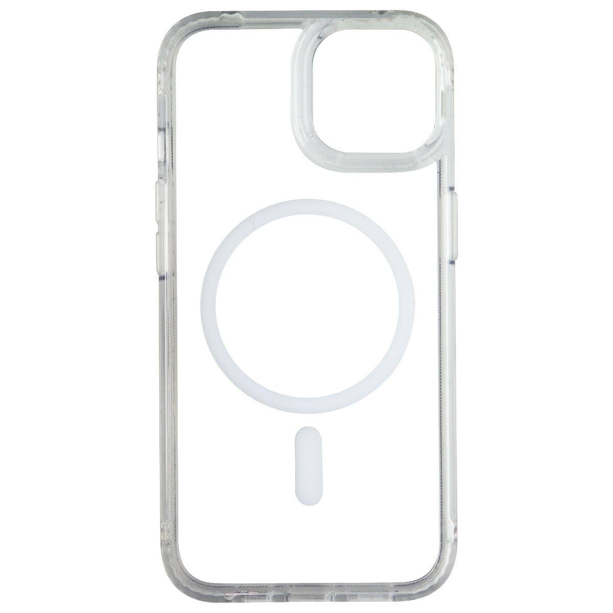 Alt View 1. Tech21 - Tech21 EvoClear Series Case for MagSafe for Apple iPhone 14 - Clear/White - Clear/White.