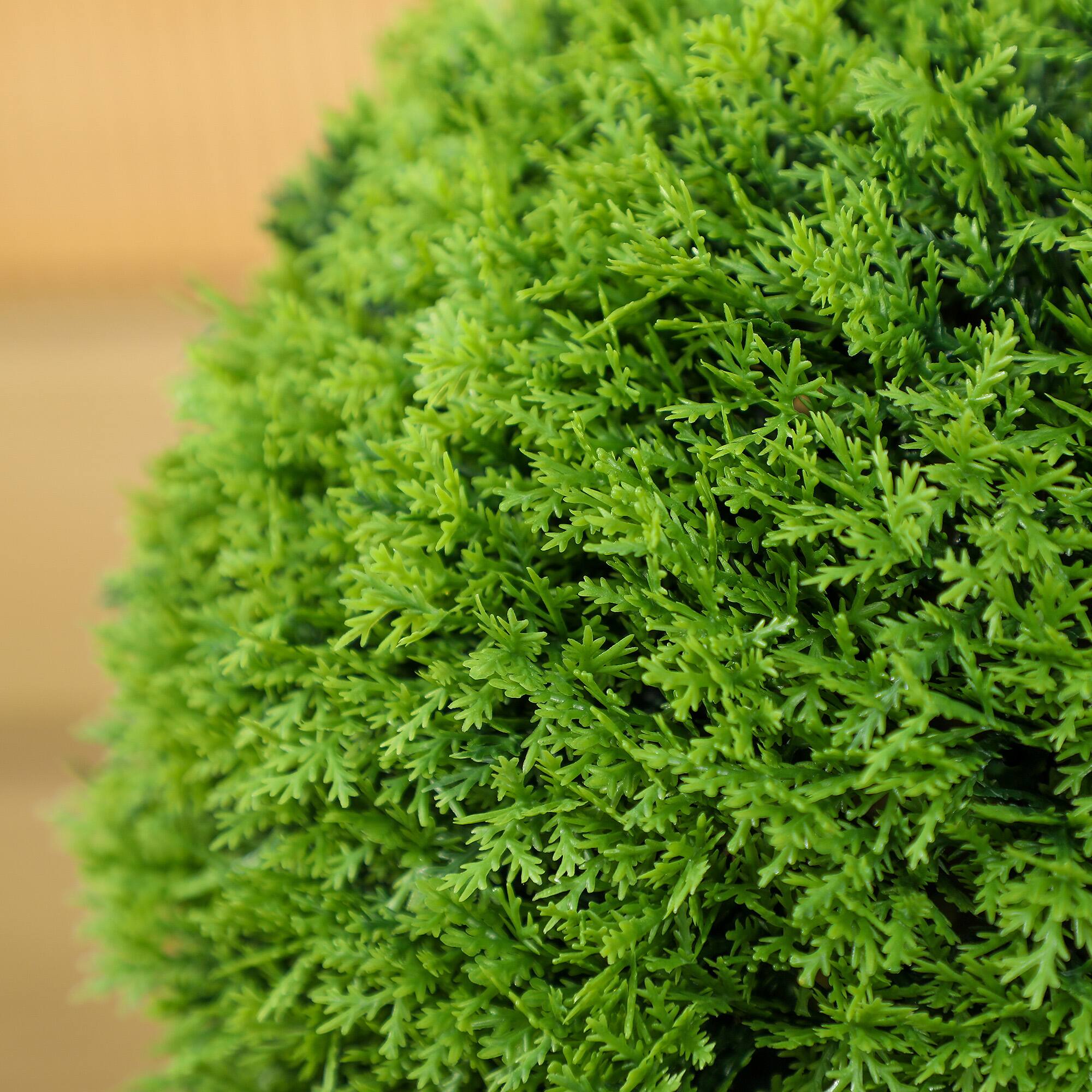 Alt View 7. Homcom - Decorative Artificial Plant, Topiary Five-ball Cypress Tree in Pot, Fake Plant for Home Indoor Outdoor Decor - Green.