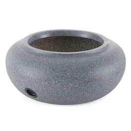 The HC Companies - HC Companies 21" Decorative Plastic Outdoor Garden Hose Storage Pot, Granite