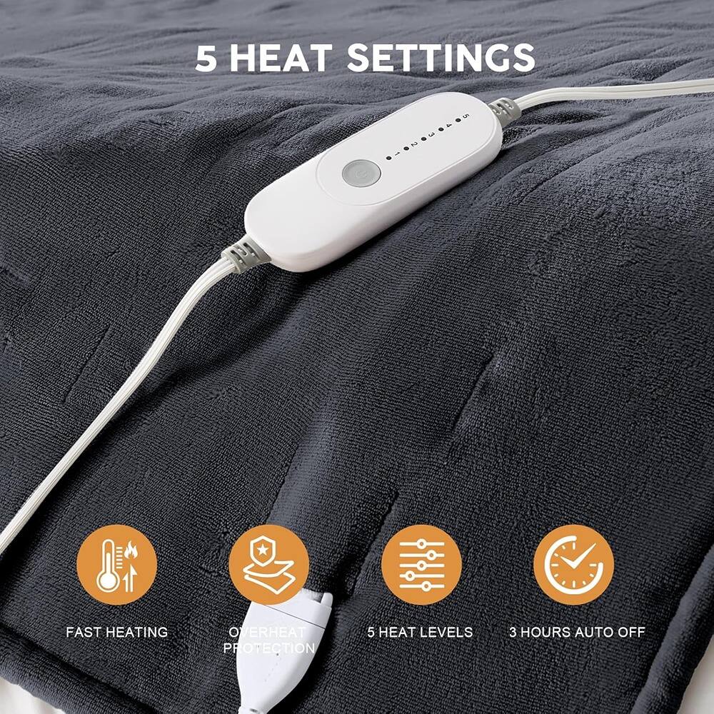 5 HEAT SETTINGS

- FAST HEATING
- OVERHEAT PROTECTION
- 5 HEAT LEVELS
- 3 HOURS AUTO OFF