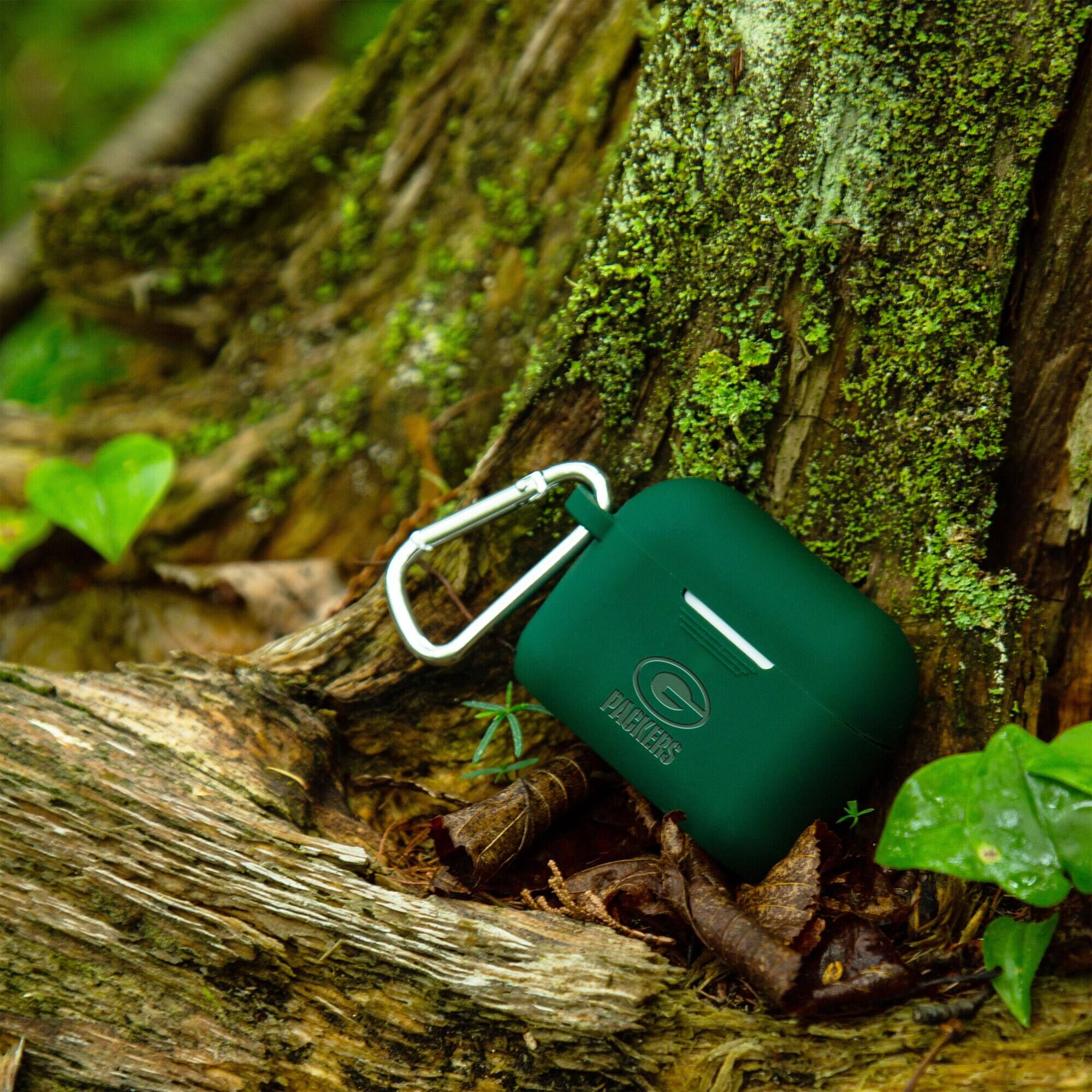 Alt View 1. Artinian - Green Bay Packers Debossed Silicone Airpods Pro Case Cover - No Size - Multicolor.